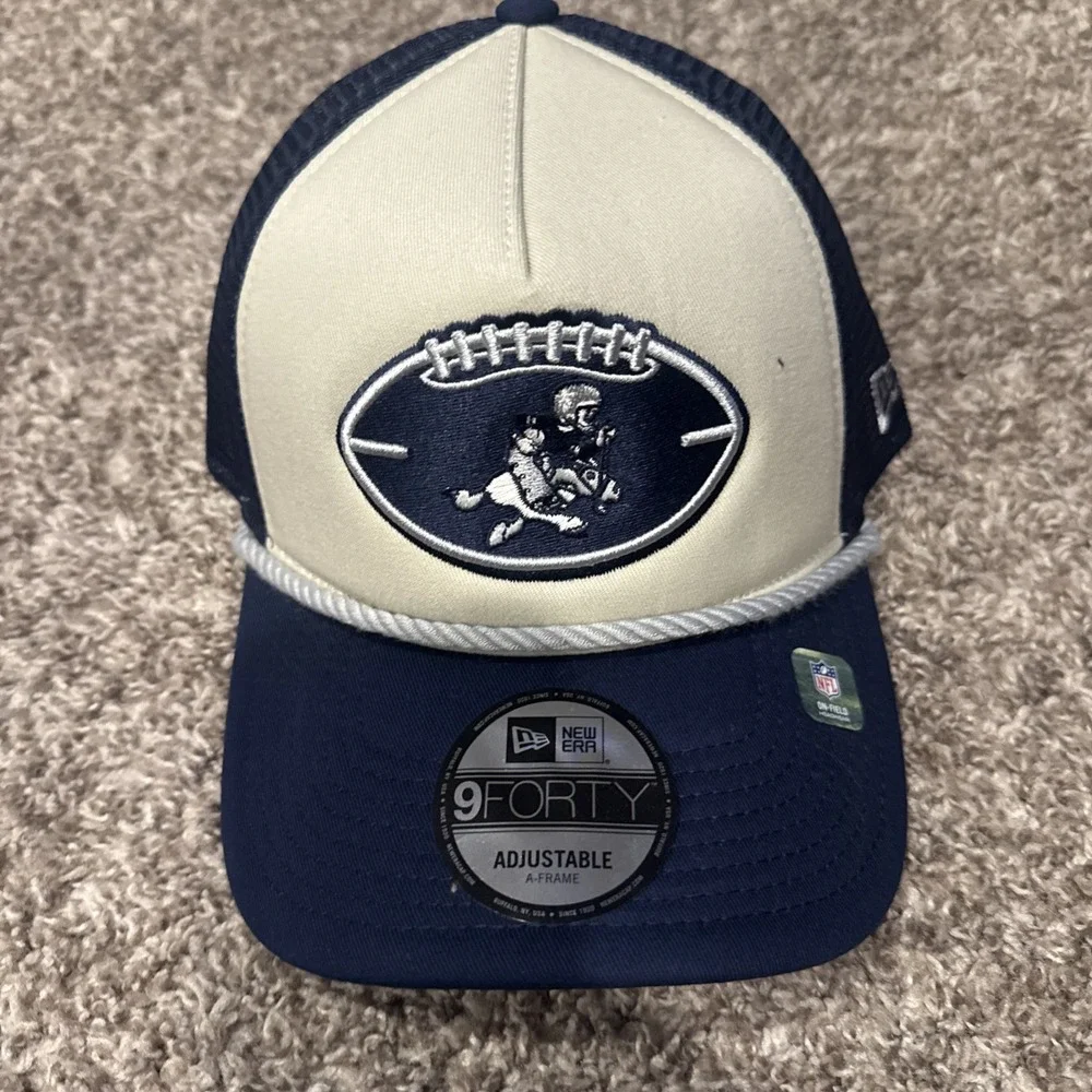 New Era 9FORTY Dallas Cowboys 2024 NFL Sideline Historic A-Frame Trucker Hat Cap